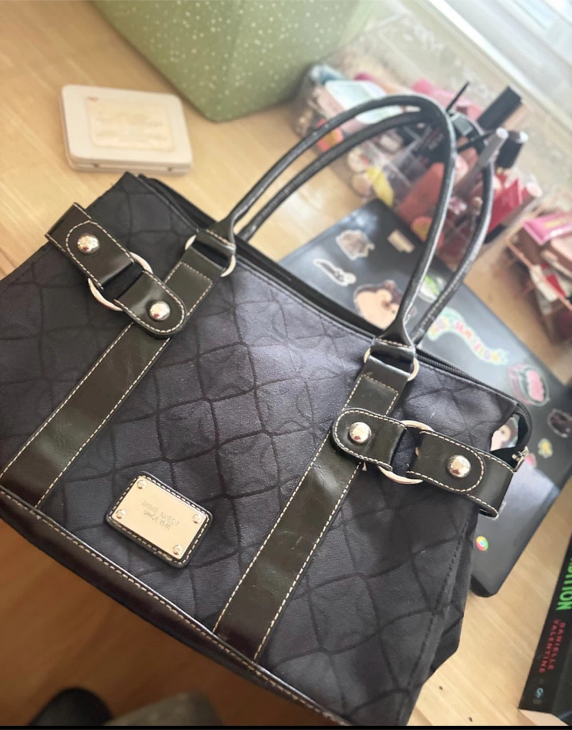Nine West Black Quilted Shoulder Bag - photo 2