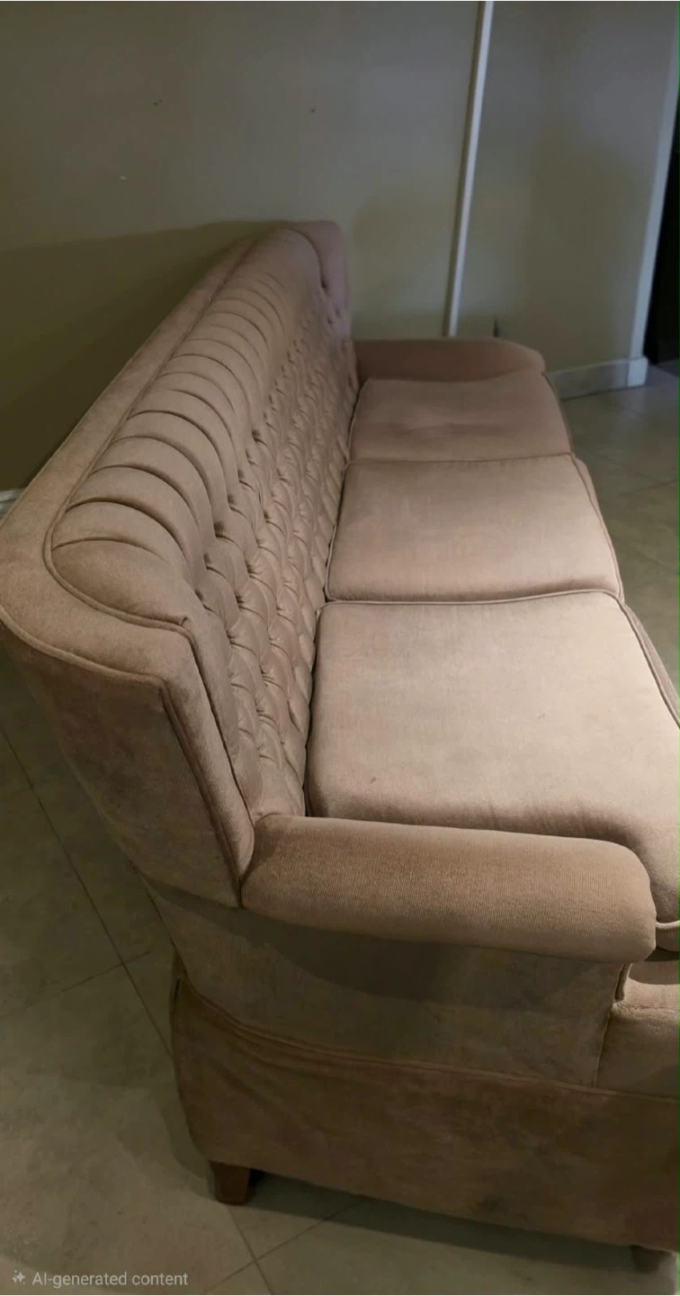 Taupe Tufted Sofa- OBO - photo 2
