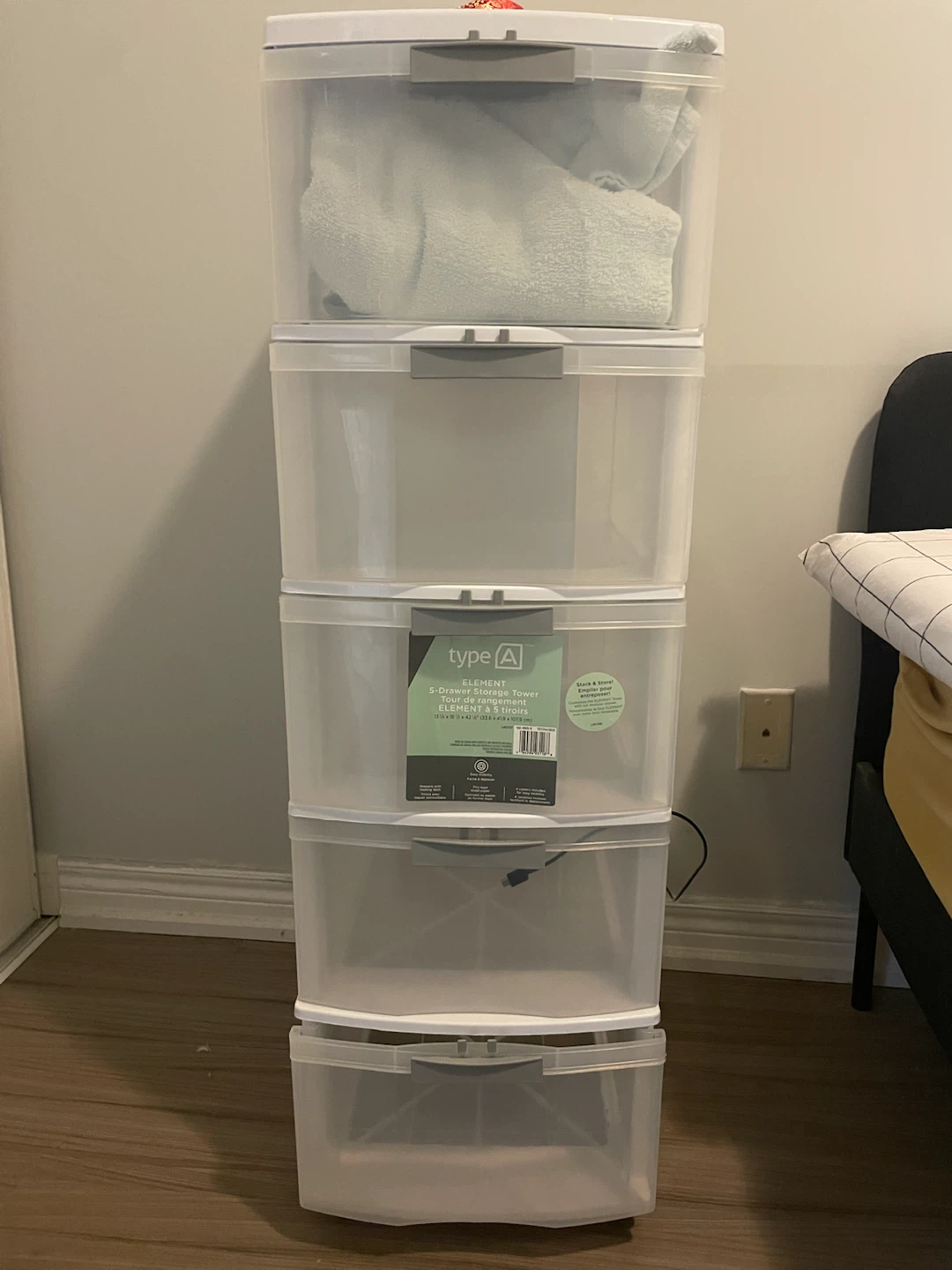 type A Element 5-Drawer Storage Tower