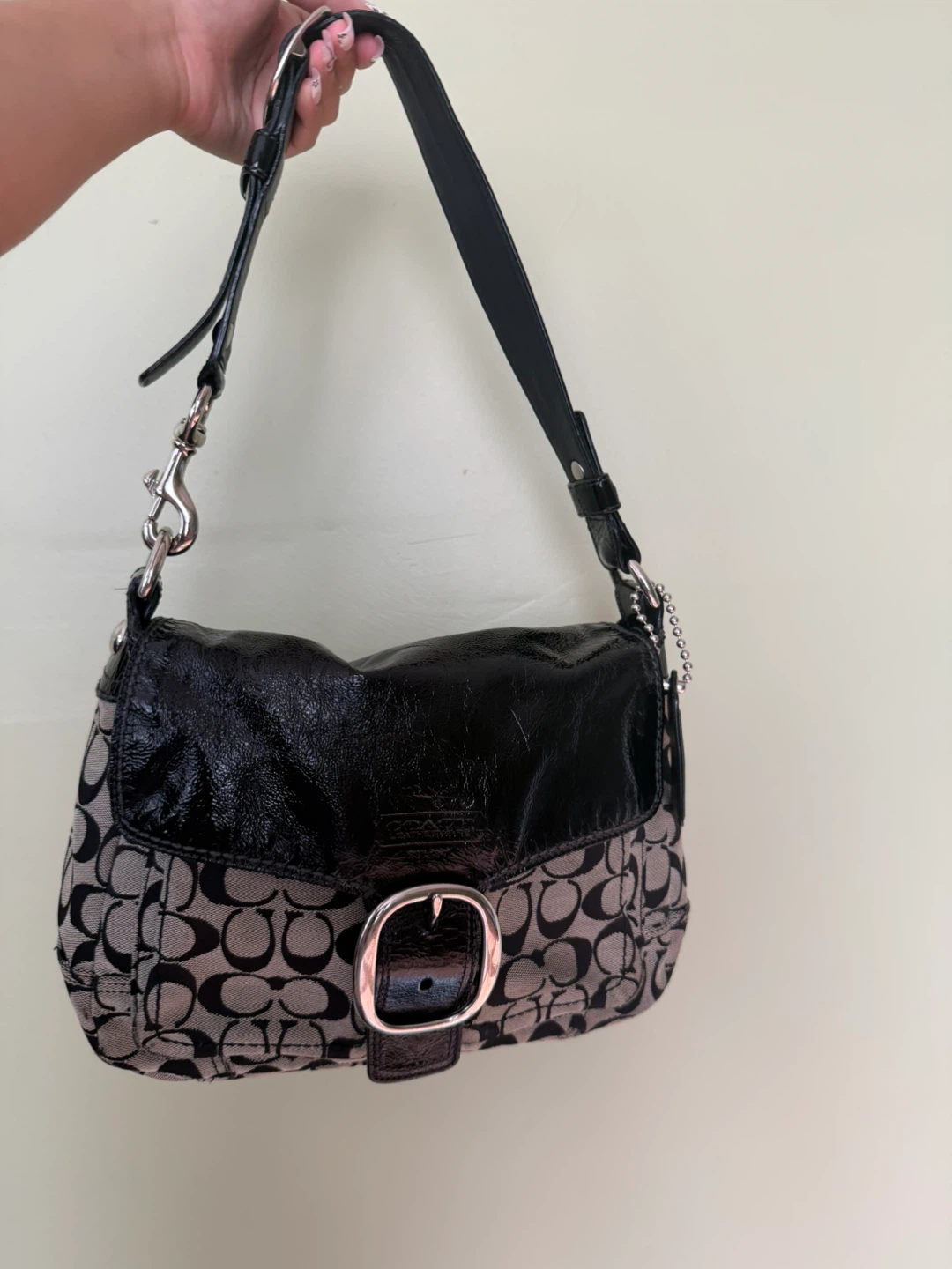 Coach Signature Canvas Shoulder Bag