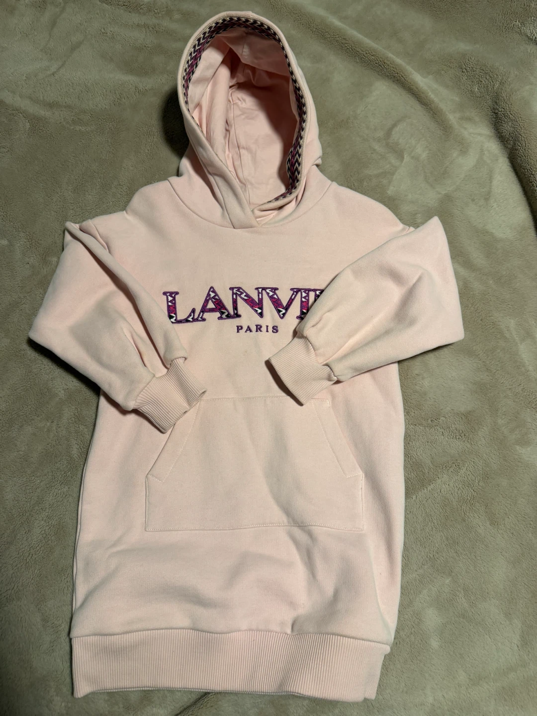 Lanvin Paris Light Pink Hoodie dress - photo 2