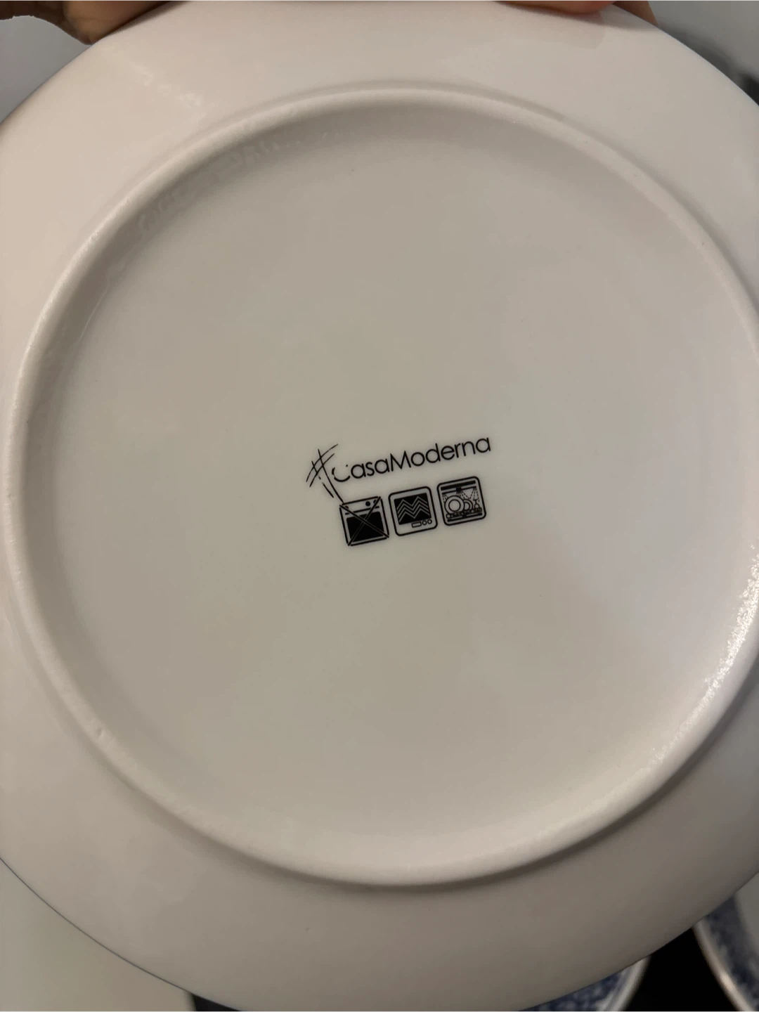 CasaModerna Blue and White Dinnerware Set - photo 2