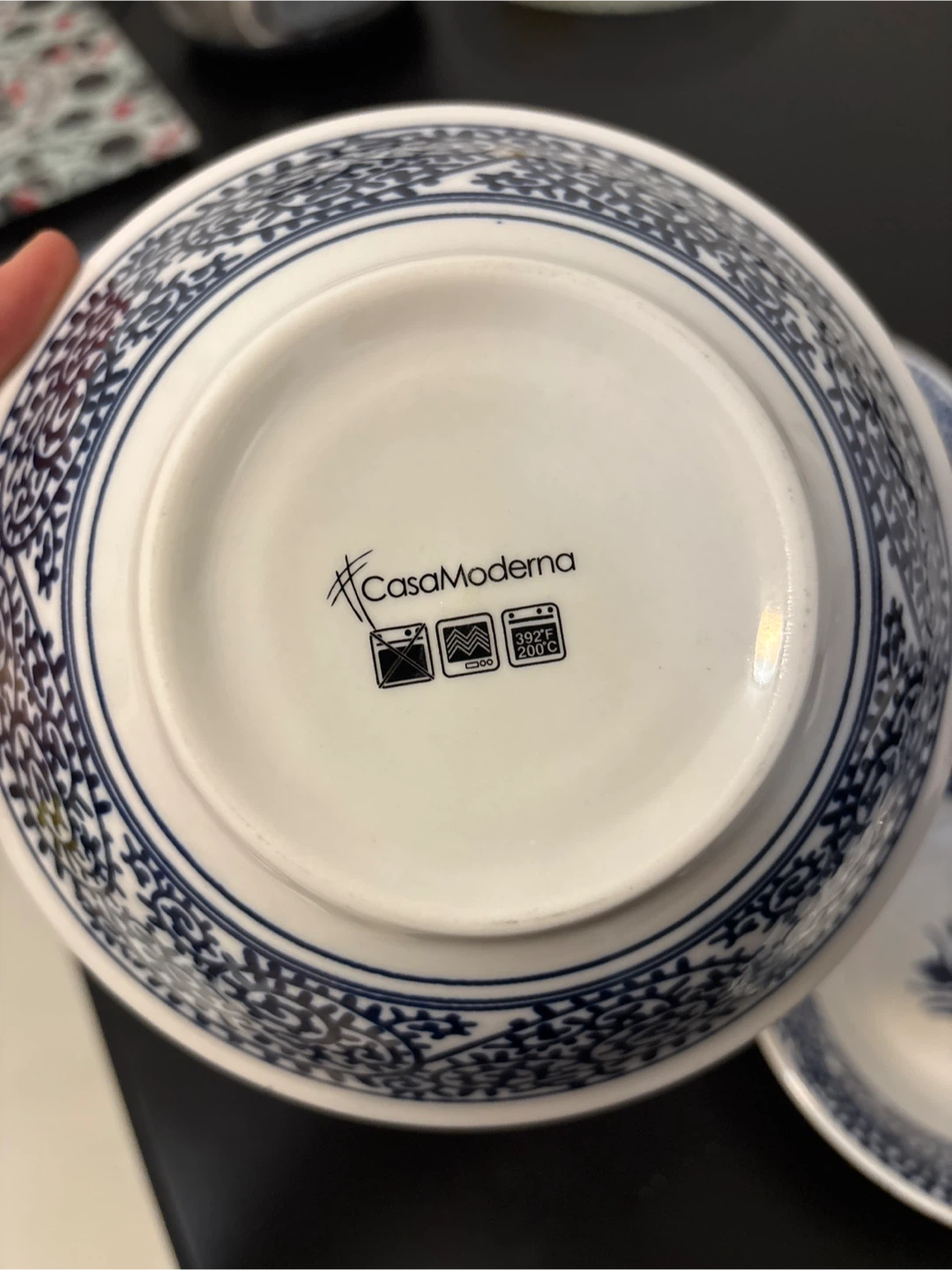 CasaModerna Blue and White Dinnerware Set - photo 3