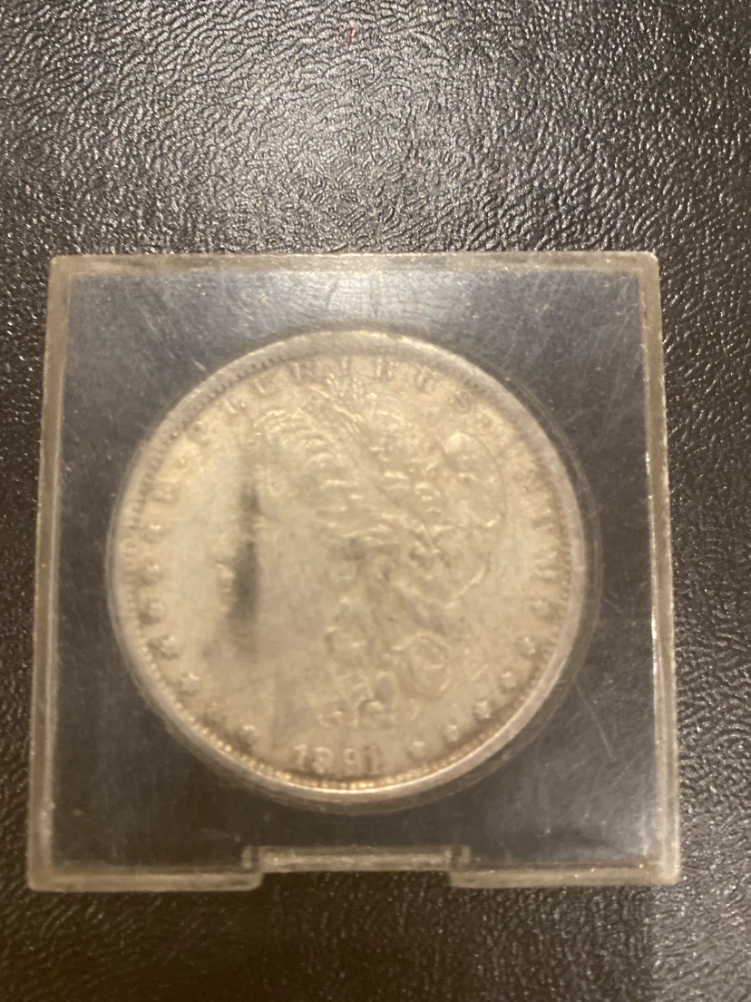 1891 Morgan Silver Dollar - photo 3