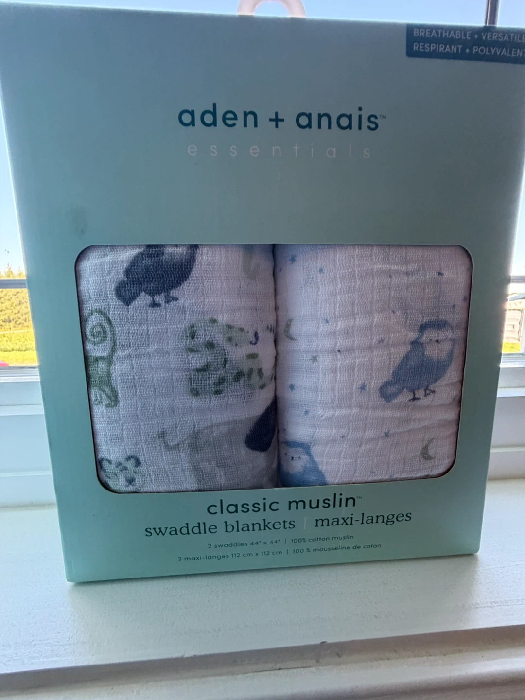 🏈 aden + anais essentials classic muslin swaddle blankets