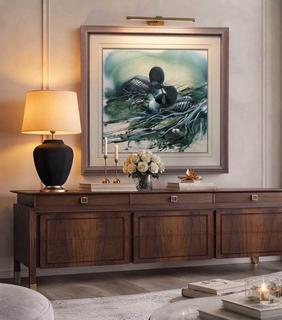 Lee Bogle Signed Art Print "Commitment / Plate II" Wildlife Deco