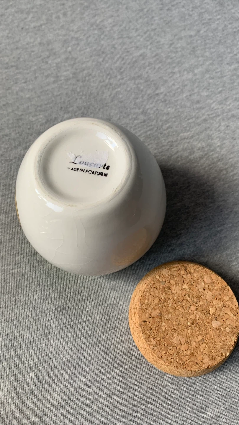 Loucarte Made in Portugal Small Ceramic Storage Jar 🏈 - photo 3