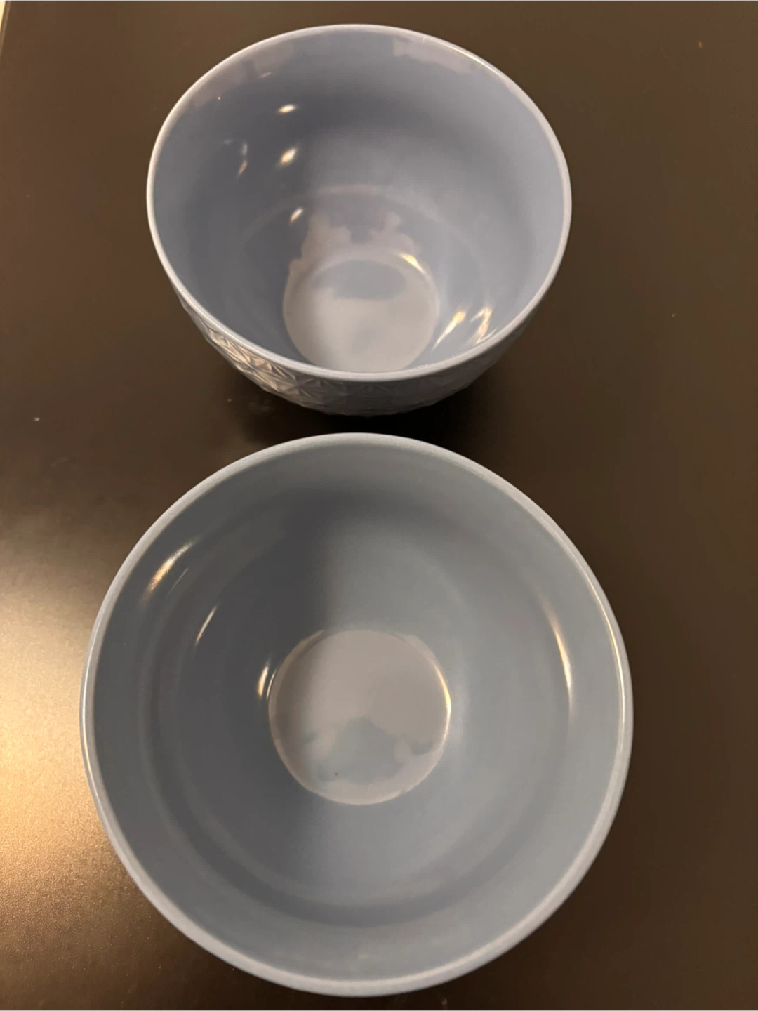 Set of 2 Blue Patterned Bowls