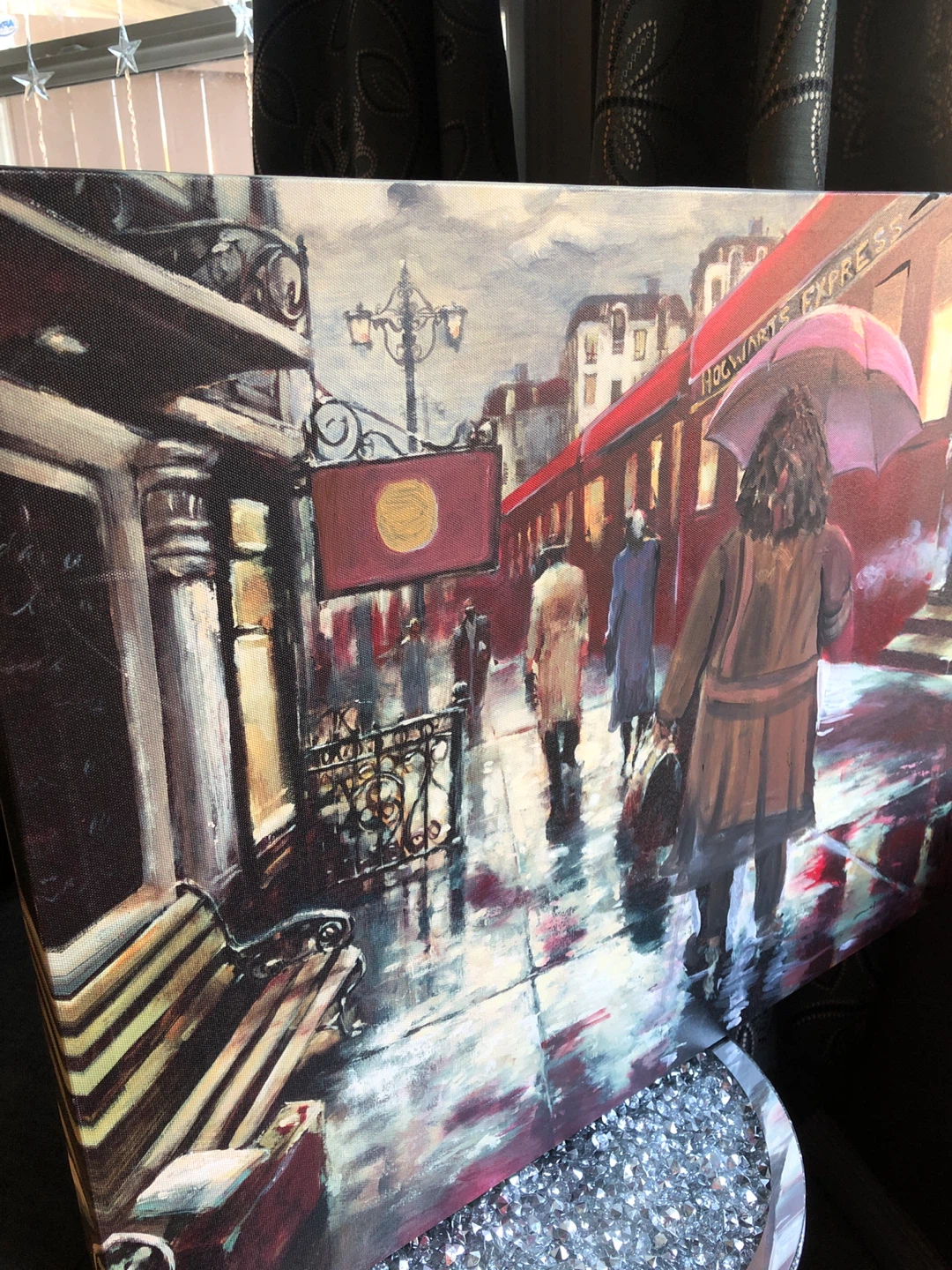 Hogwarts Express Canvas Print with Hagrid 🏈