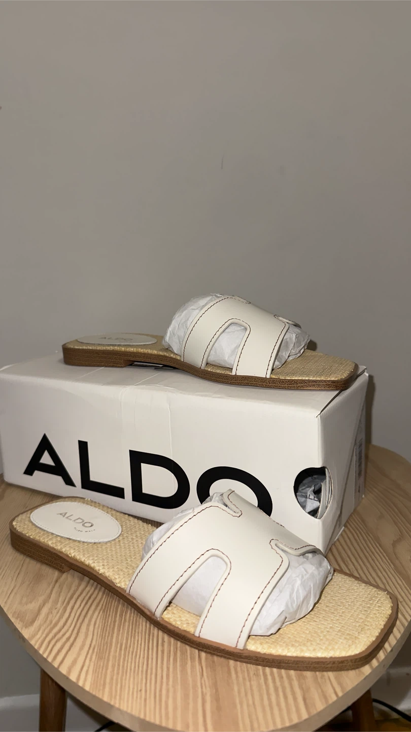 ALDO White Sandals