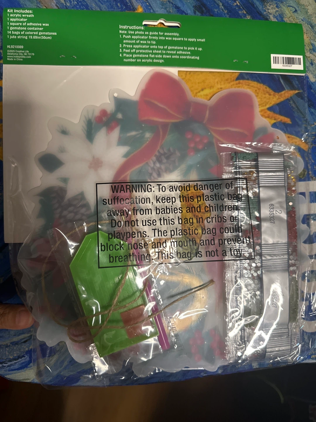 🏈 Creative Life Christmas Wreath Diamond Kit - photo 2