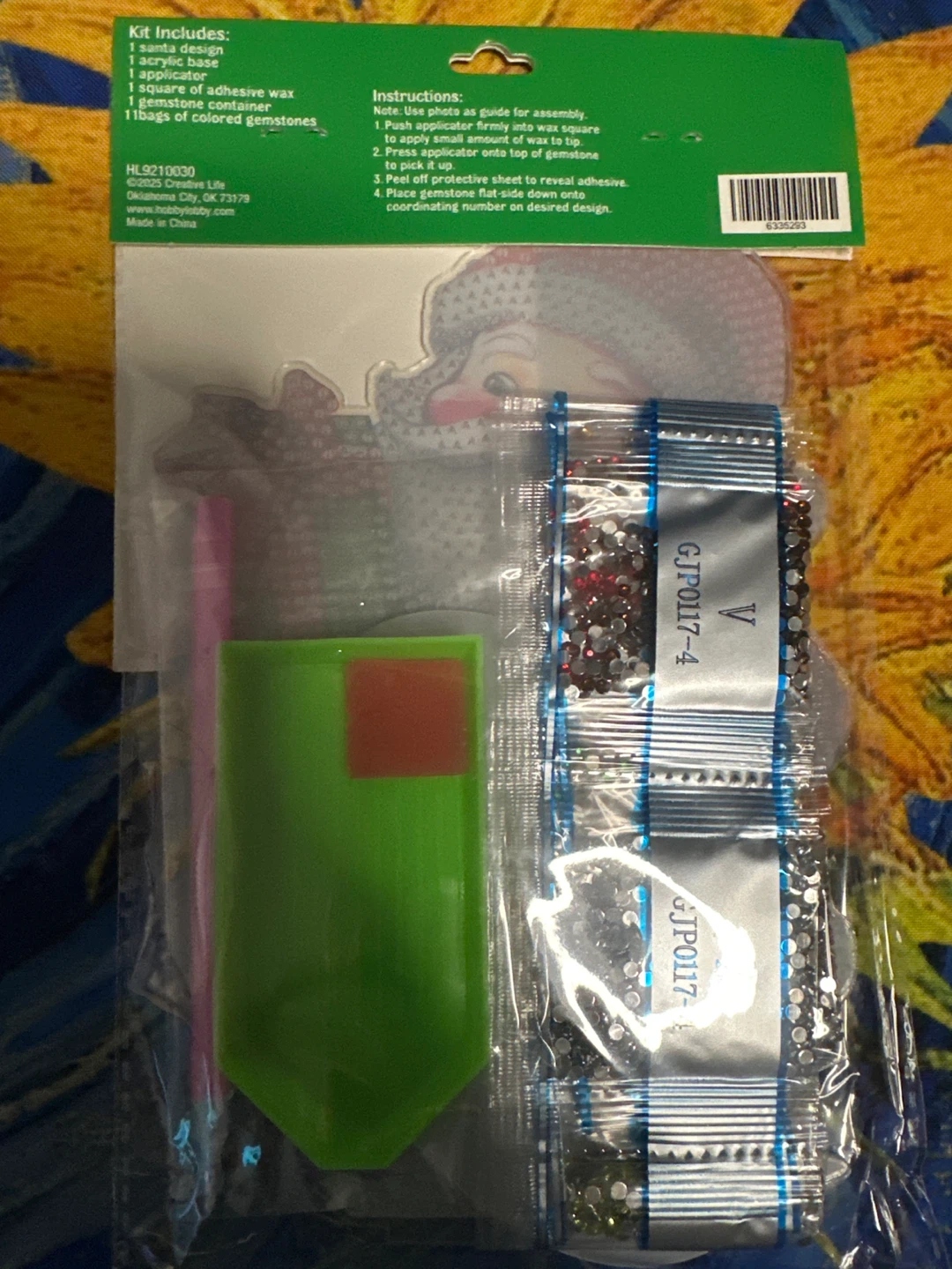 🏈 Creative Life Santa Christmas Diamond Kit - photo 2