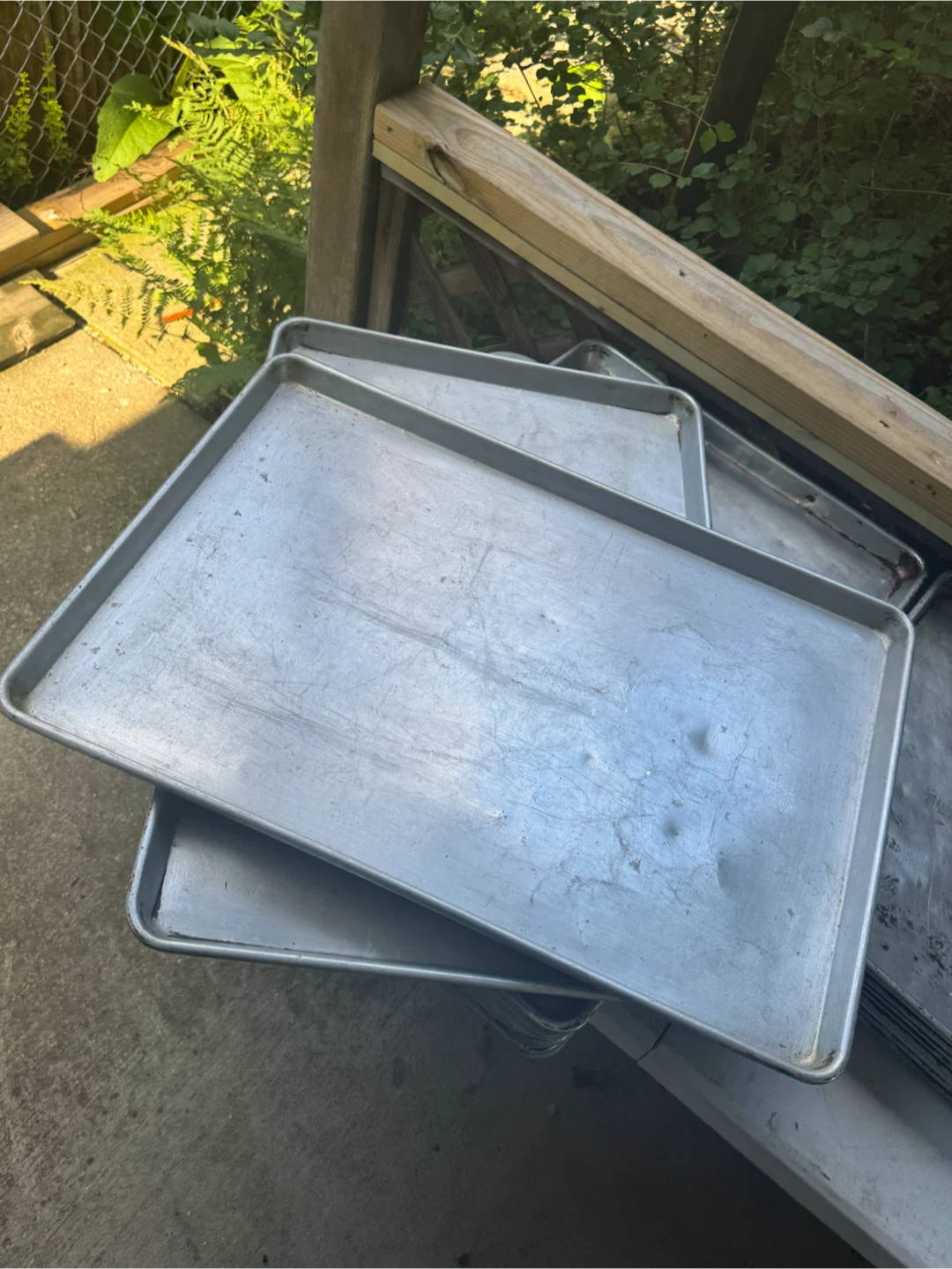 🏈 Full Size Aluminum Baking Sheet Pans - photo 2