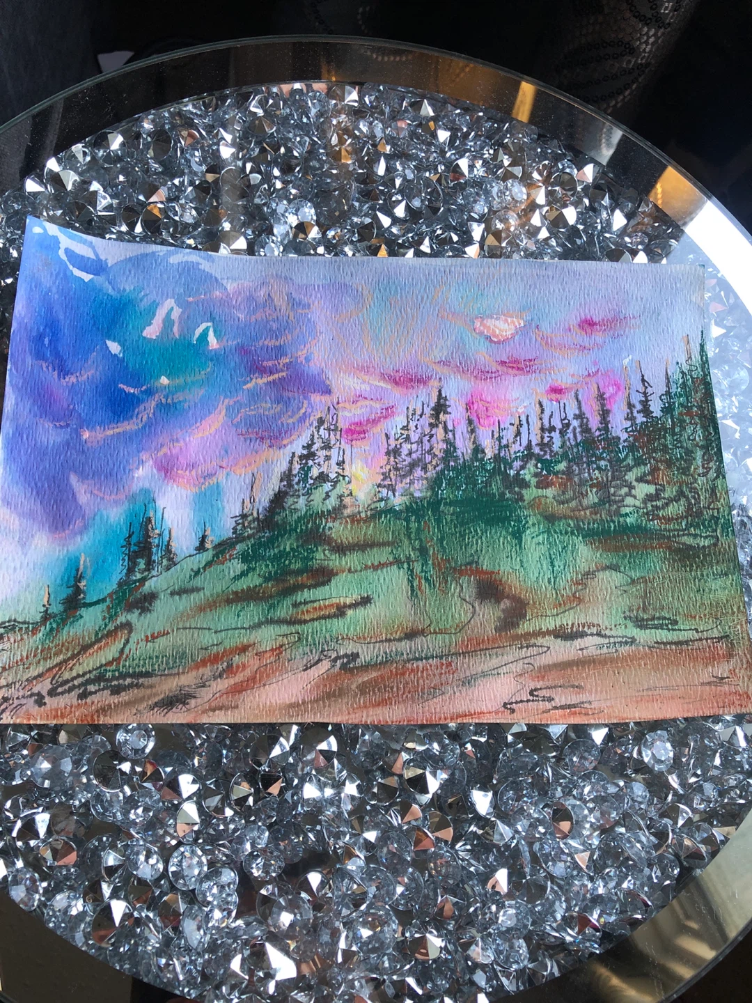 Original landscape painting 🏈 - photo 2