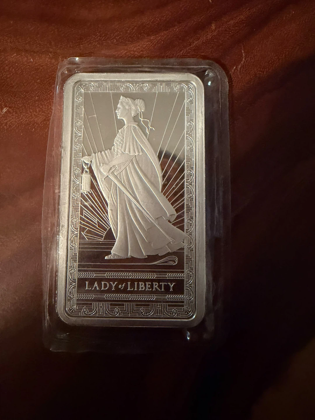 PAMP Suisse Lady of Liberty 10 oz Silver Bar