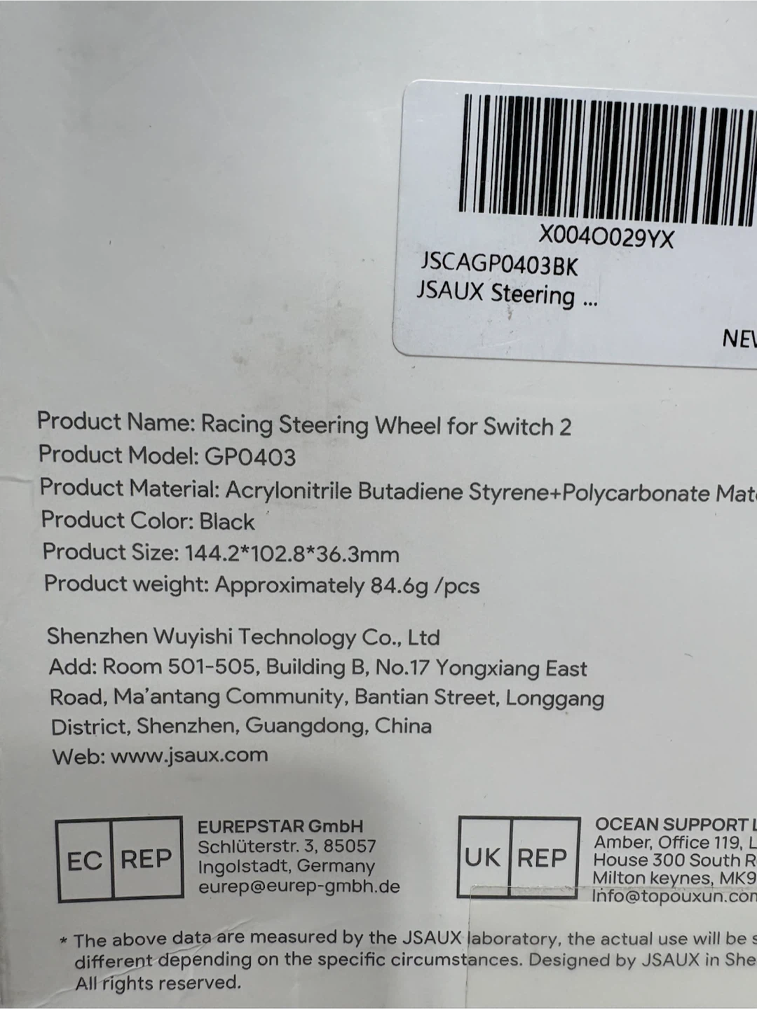 JSAUX Racing Steering Wheels for Switch 2 - photo 3