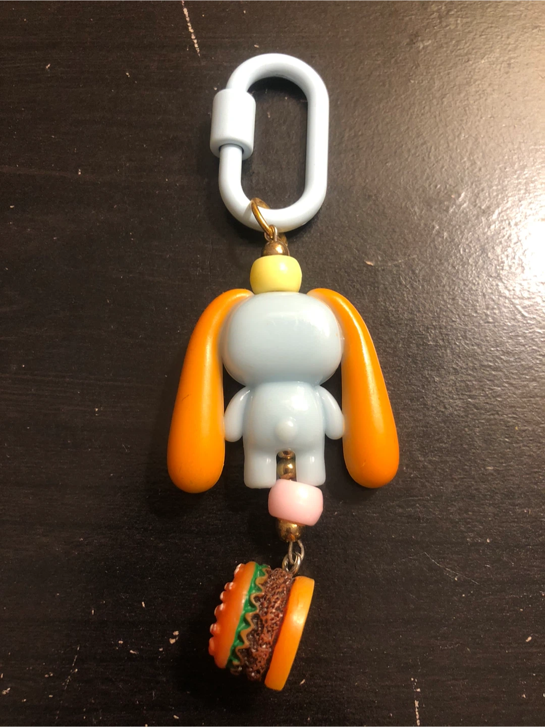Pastel Bunny and Hamburger Keychain🏈 - photo 2