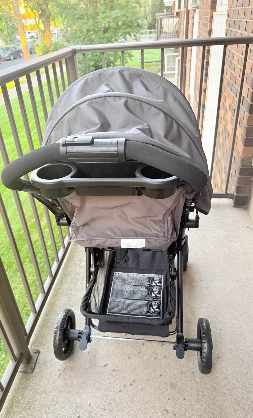 Graco Comfy Cruiser Stroller With Box- Graystone - photo 3