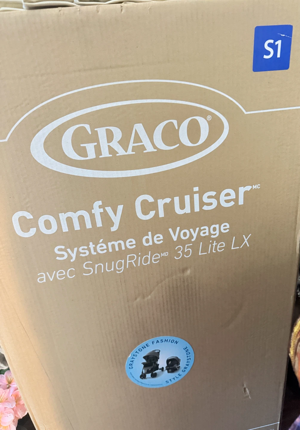Graco Comfy Cruiser Stroller With Box- Graystone - photo 5