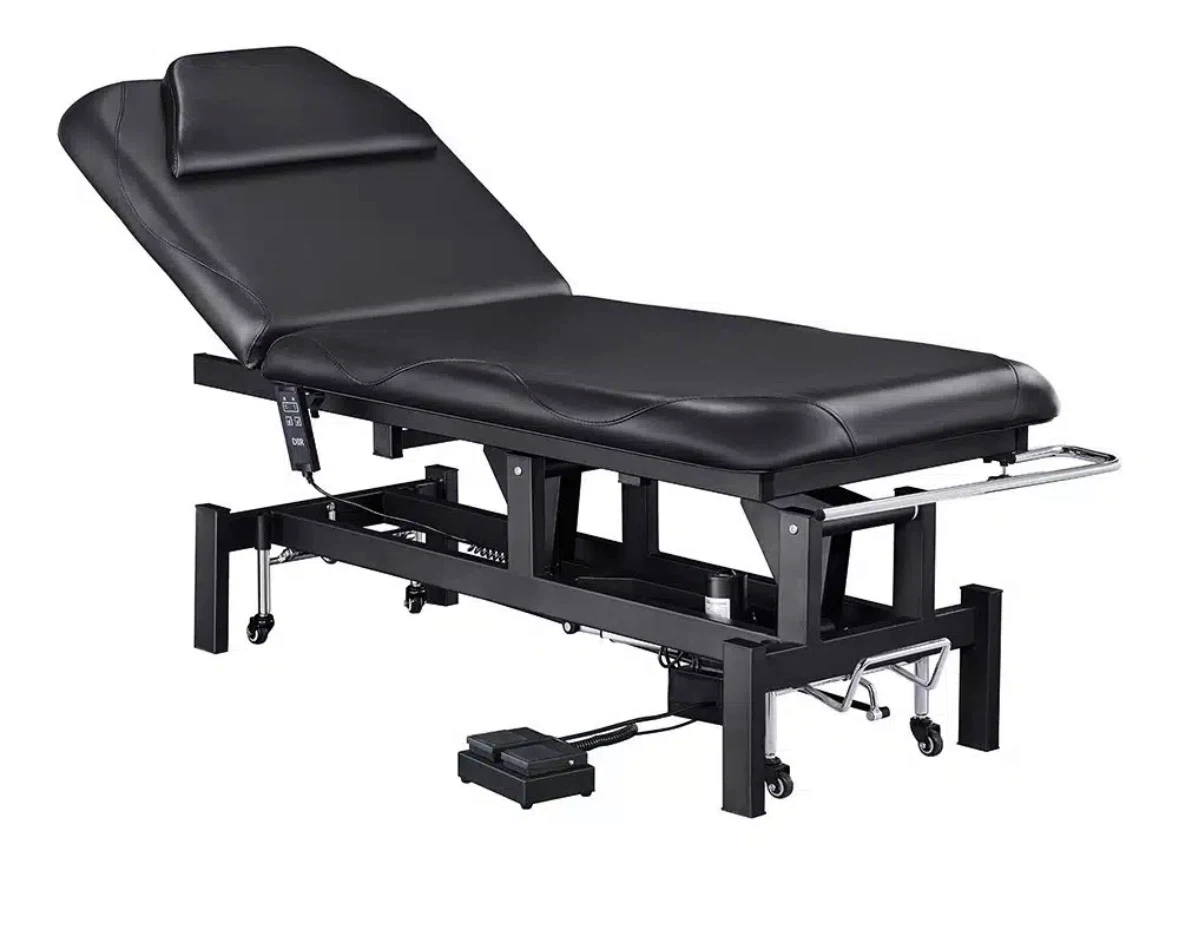 2 DIR Black Electric Massage Table