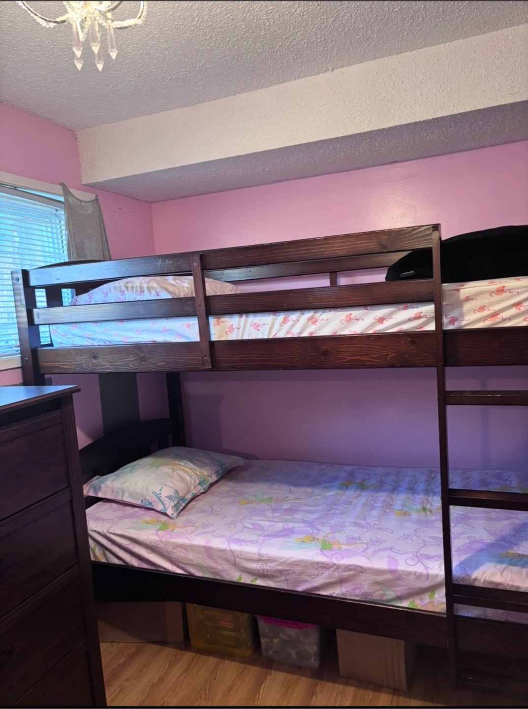 Dark wood bunk bed - photo 3