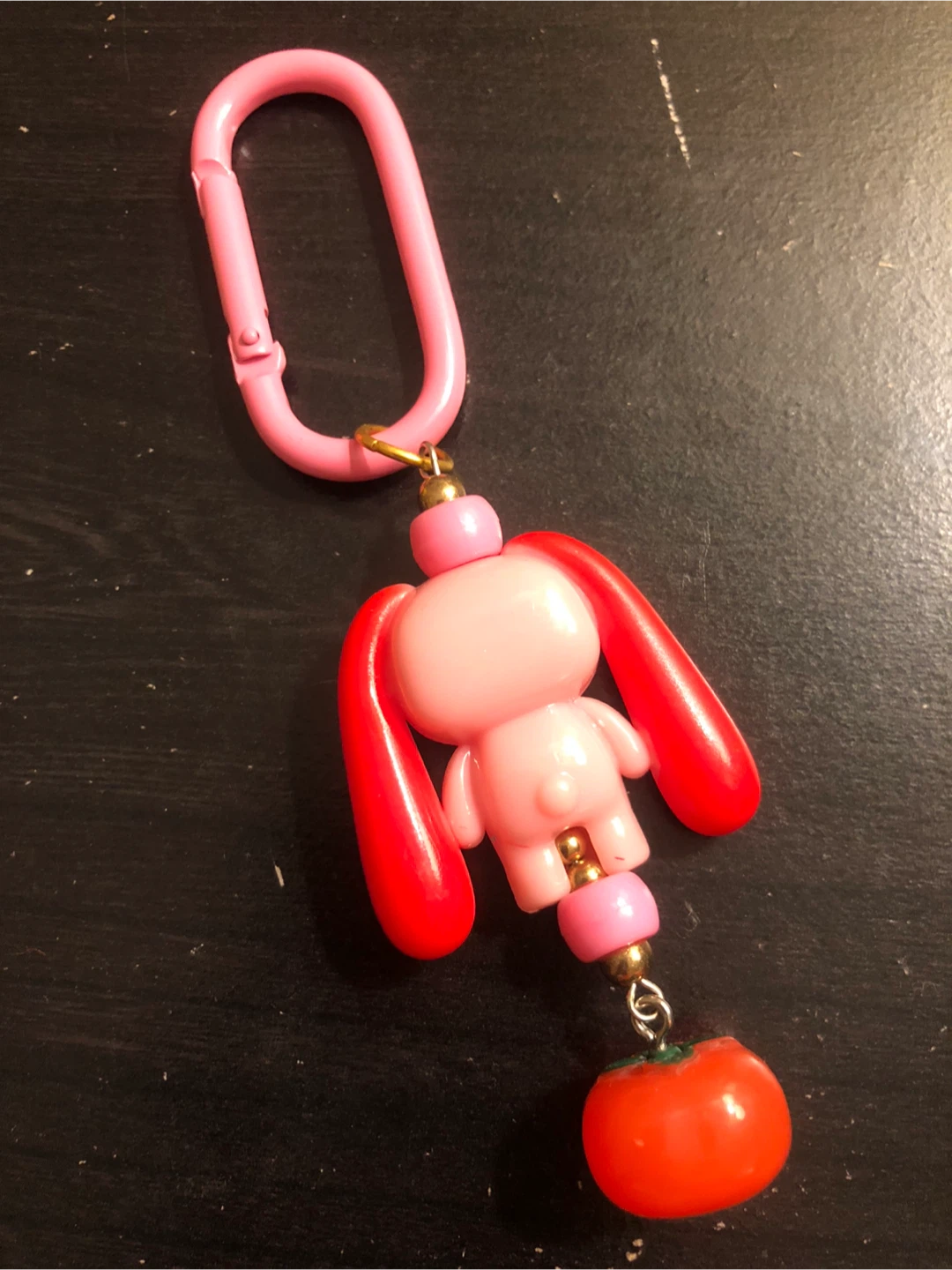 Pastel Pink Rabbit Keychain🏈 - photo 2