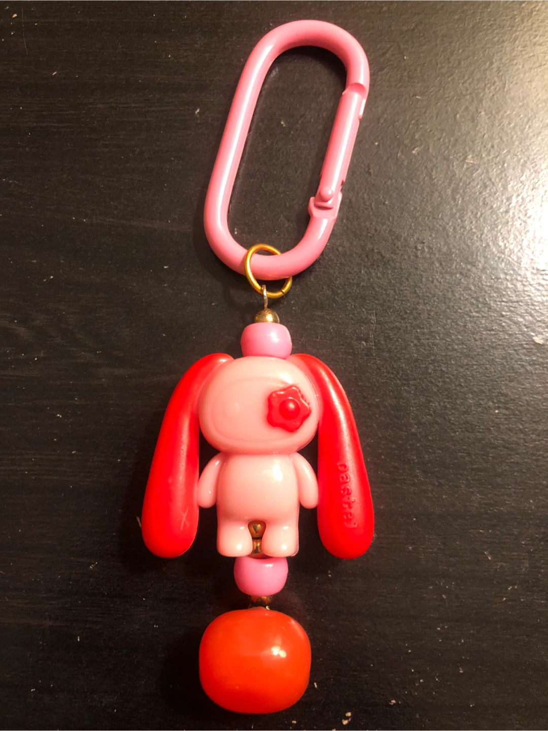 Pastel Pink Rabbit Keychain🏈