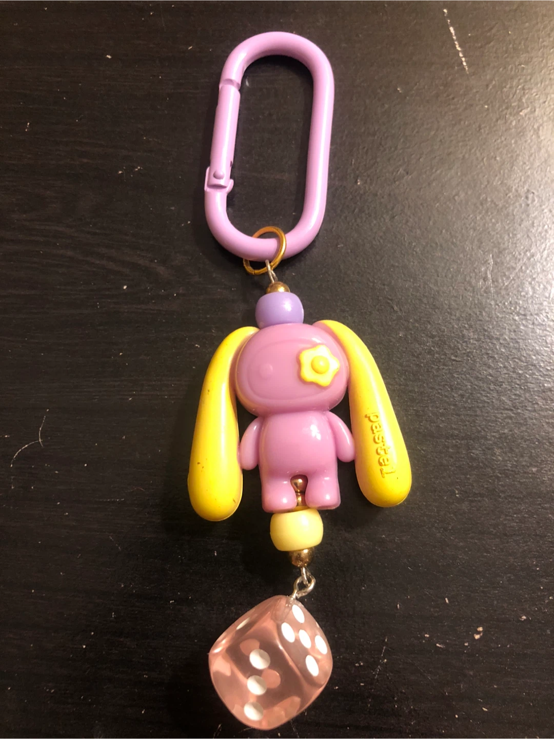 🏈Pastel Bunny Charm Keychain