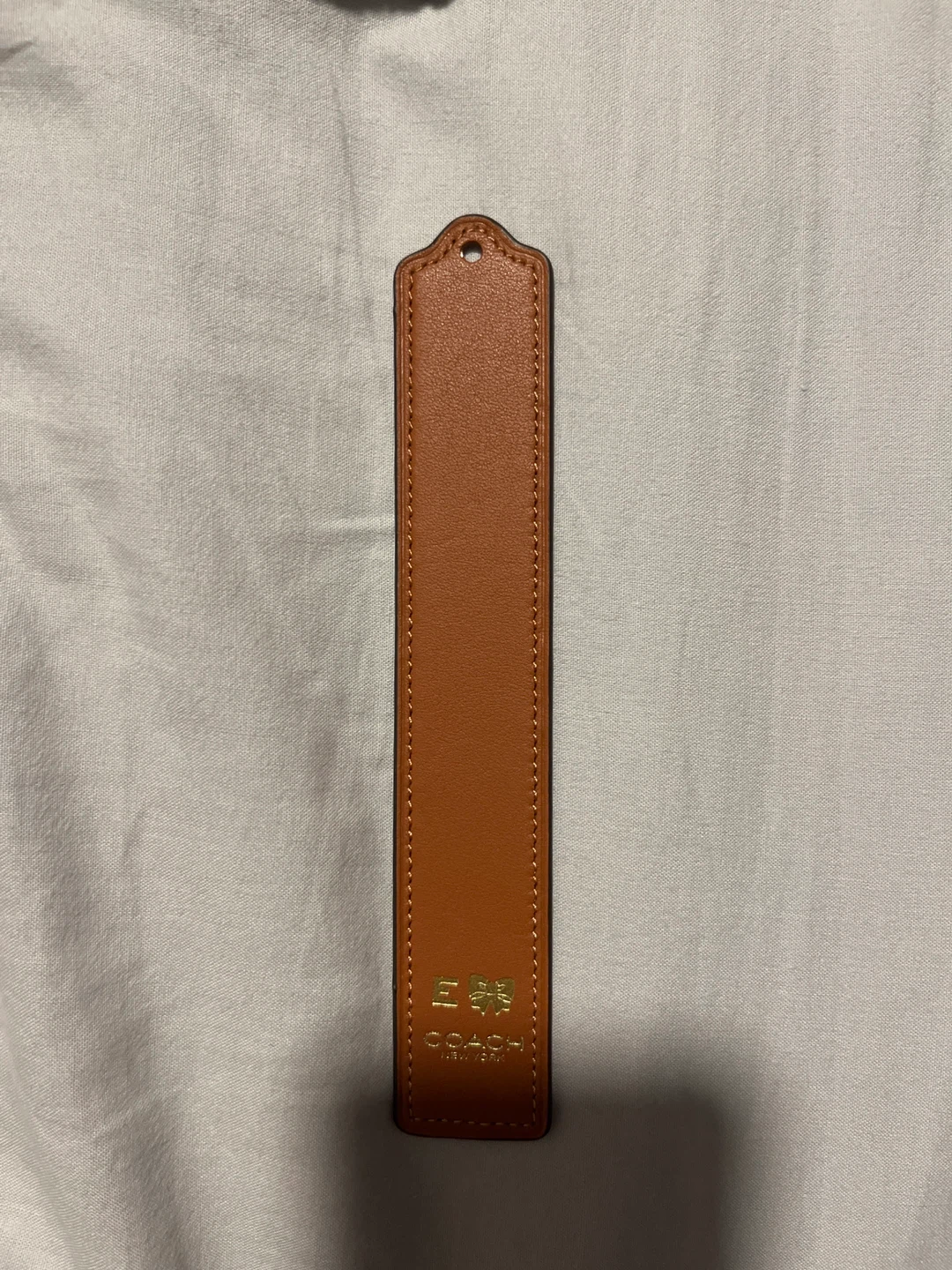 🏈Coach Leather Bookmark