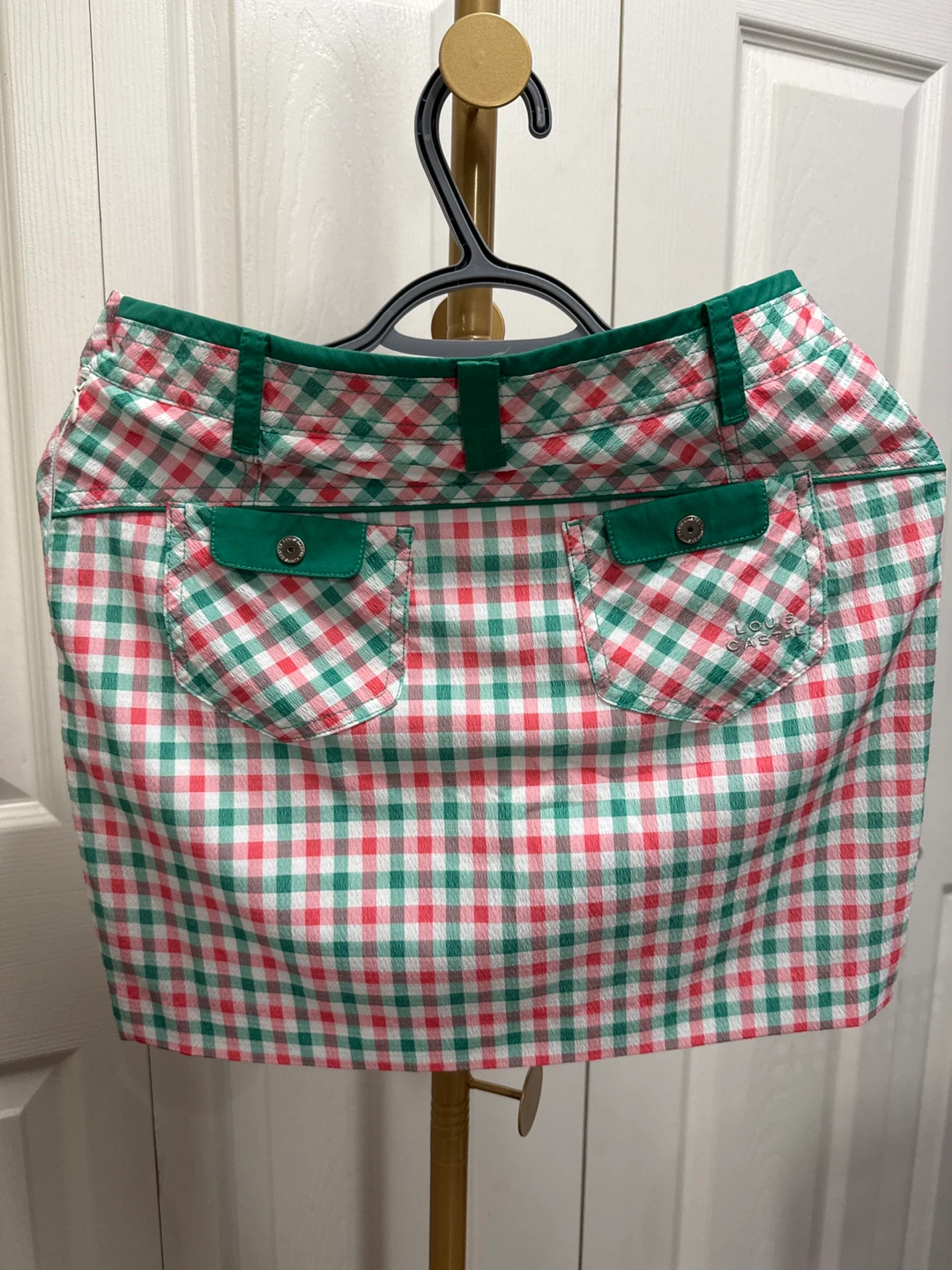 Louis Castel Gingham Golf Skirt - photo 2