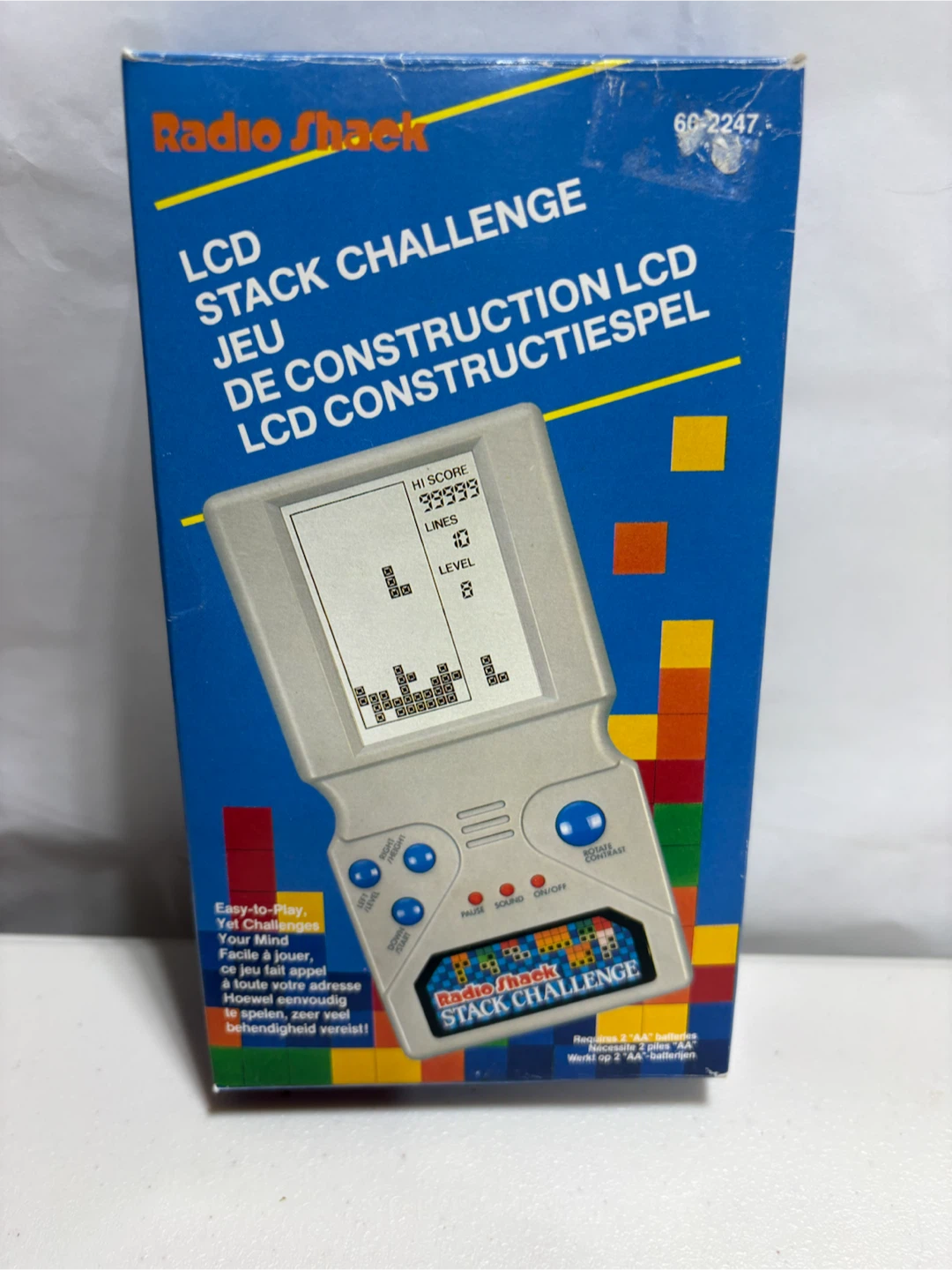 Radio Shack LCD Stack Challenge Handheld Game - photo 5
