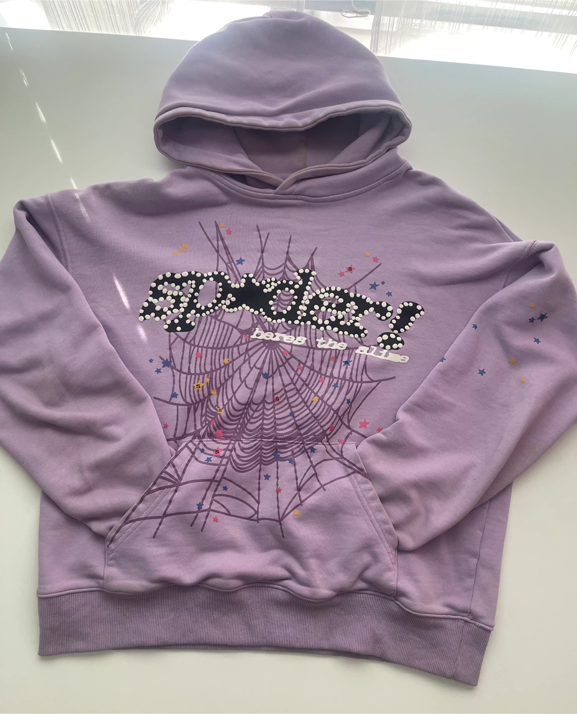 Sp5der Hoodie Purple