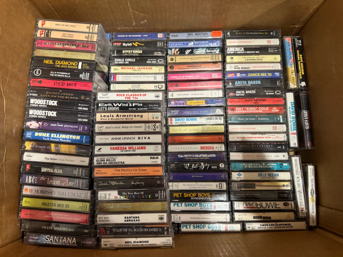 Collection of 139 Vintage Cassette Tapes - photo 2