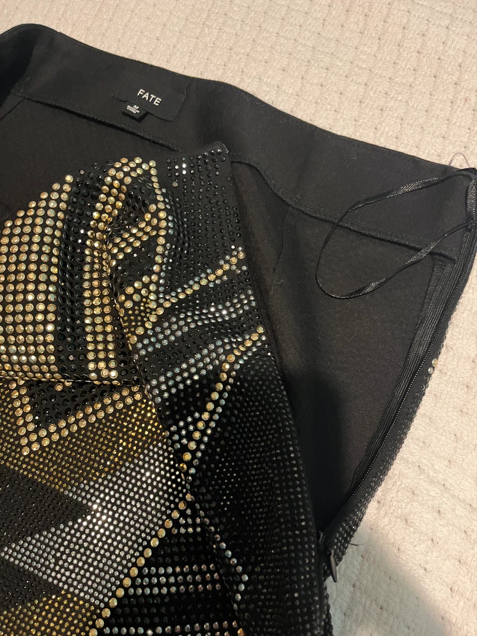 FATE Studded Mini Skirt Size M - photo 2