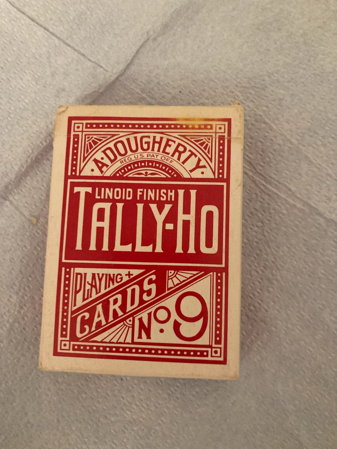 Tally-Ho No. 9 Playing Cards 🏈