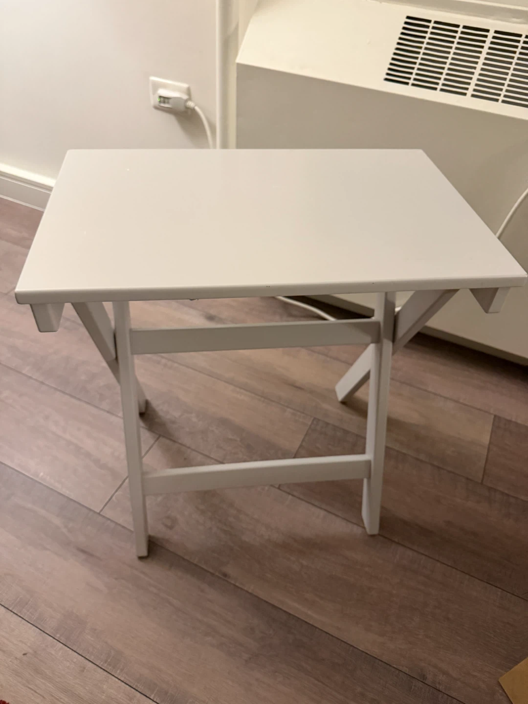 IKEA White Foldable Tray Table - photo 3