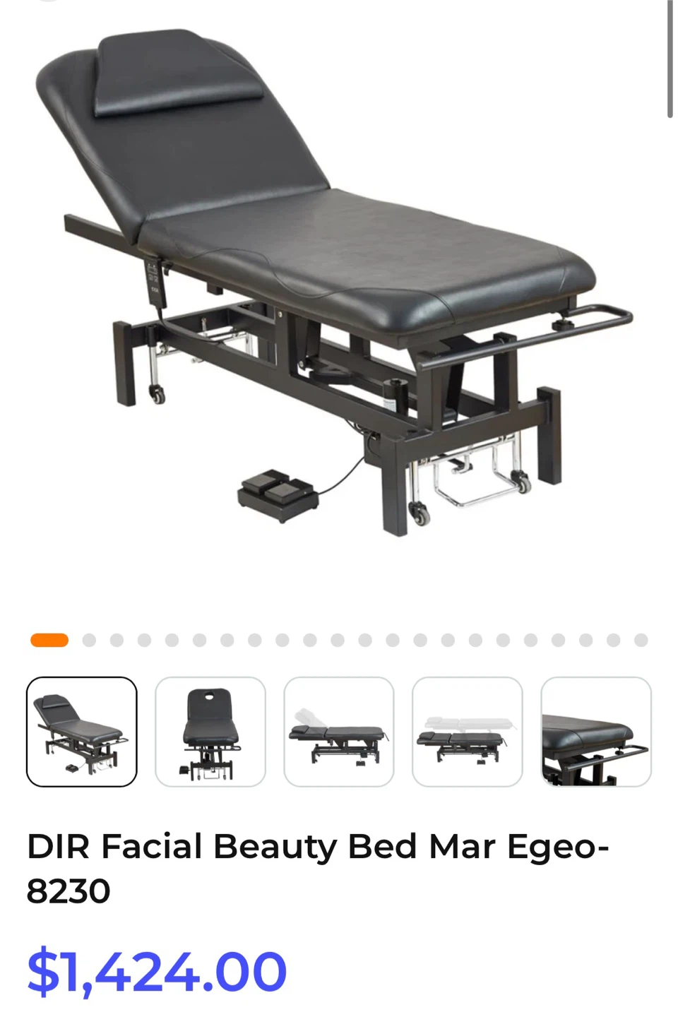 2 DIR Black Electric Massage Table - photo 3