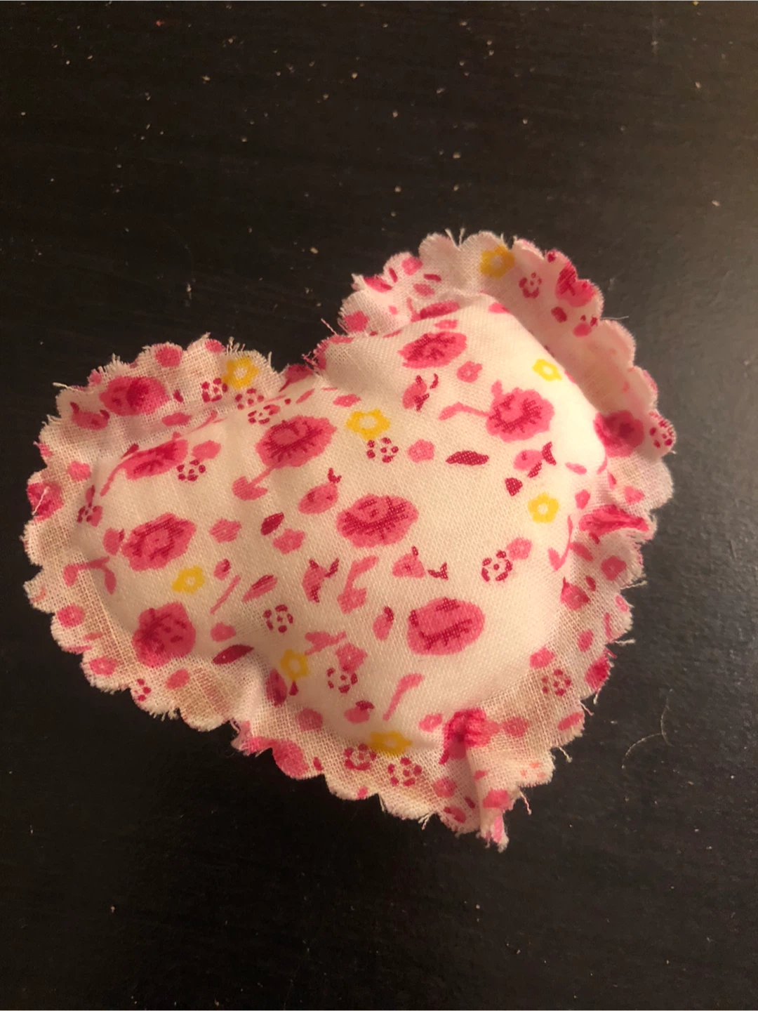 Small Floral and Striped Heart Decor🏈rose scent