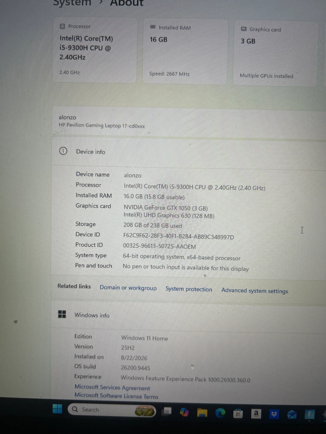 HP Pavilion Gaming Laptop 17-cd0xxx - photo 3