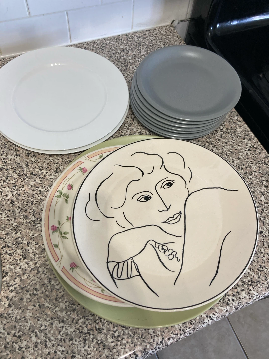 Assorted Dinner Plates Collection