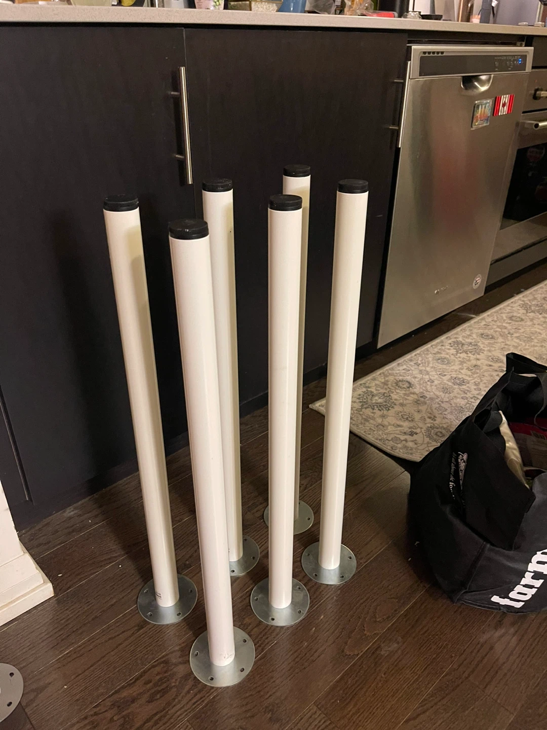 IKEA ADILS Table Legs  6pcs - White