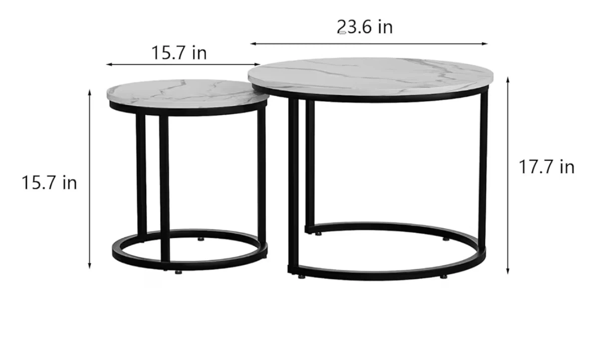 Coffee table set- pair of 2 - photo 5