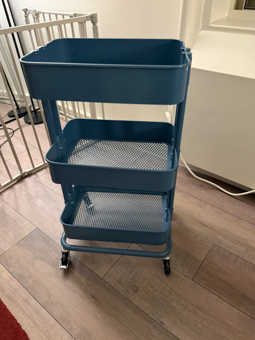 IKEA RASKOG Utility Cart - Blue
