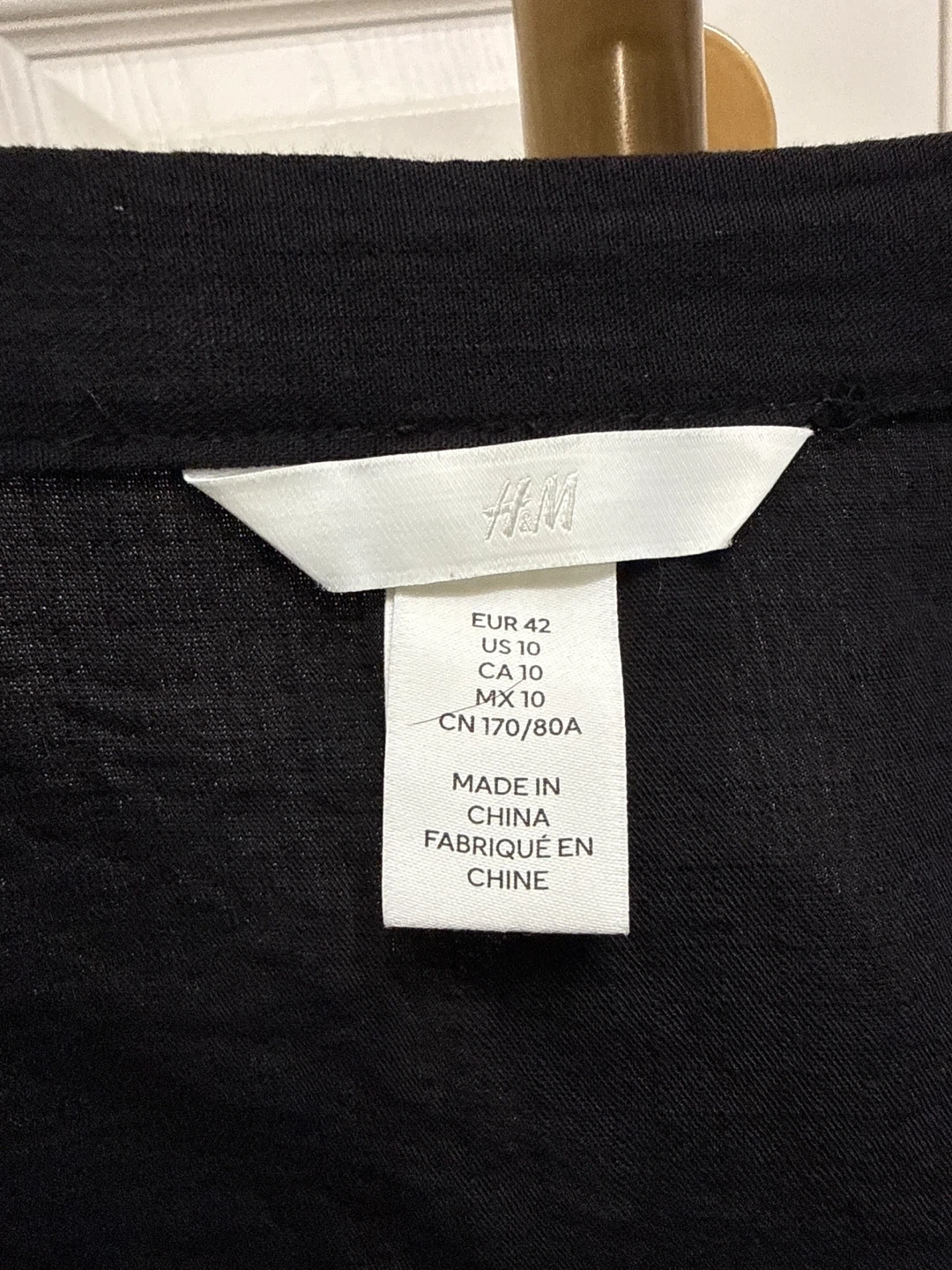 H&M Black Ruched Midi Skirt - photo 4