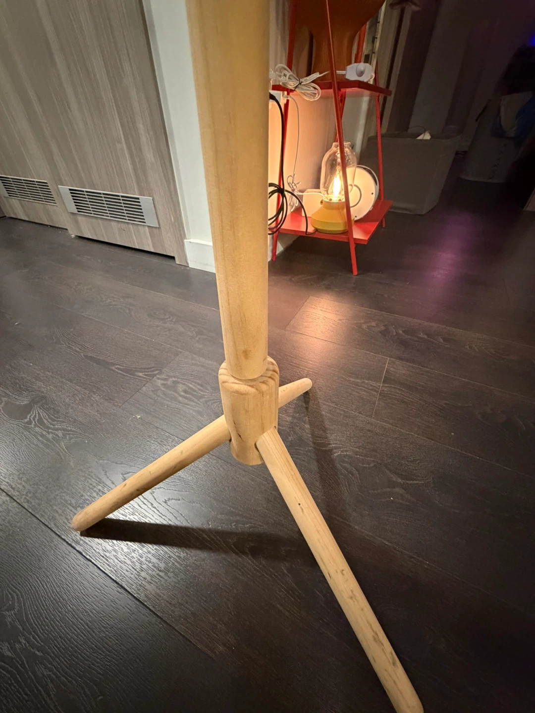 Adjustable Wooden Standing Coat Rack - photo 3