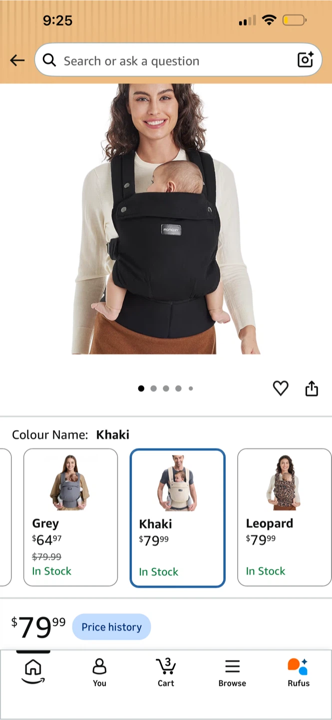 BNIB Momcozy Newborn Baby Carrier - photo 3