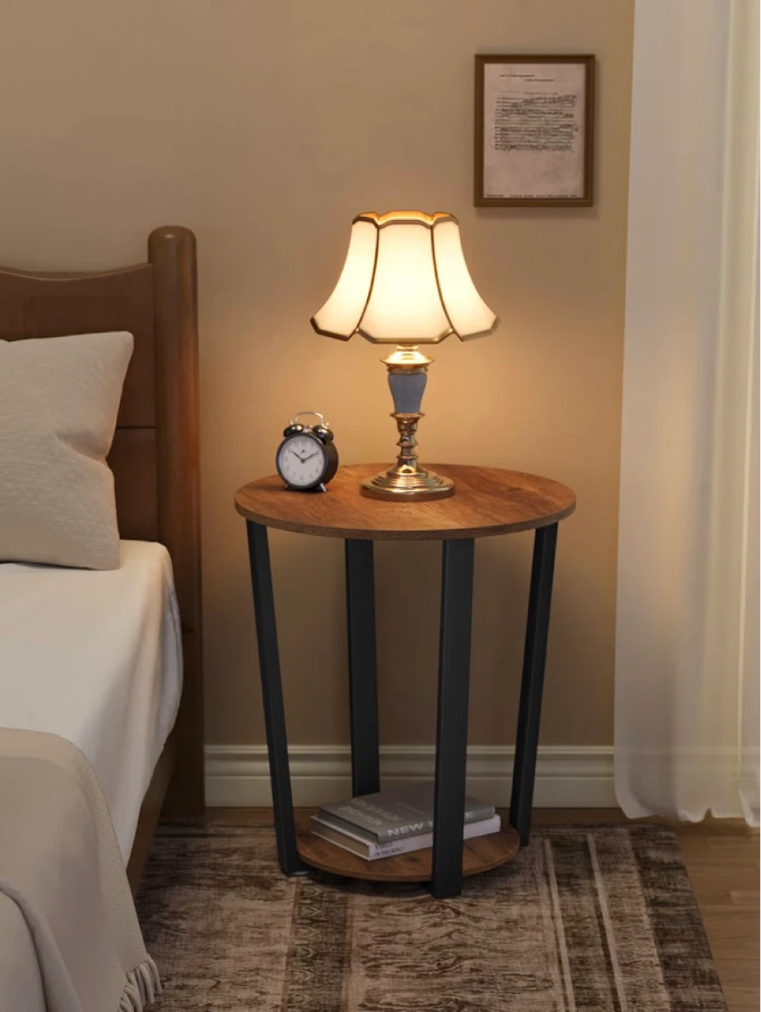 NEW! VASAGLE Round Side End Table - photo 4