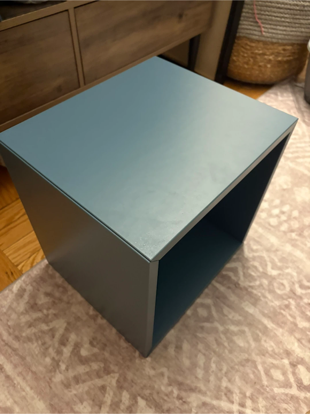 IKEA VALJE Blue Wall Shelf