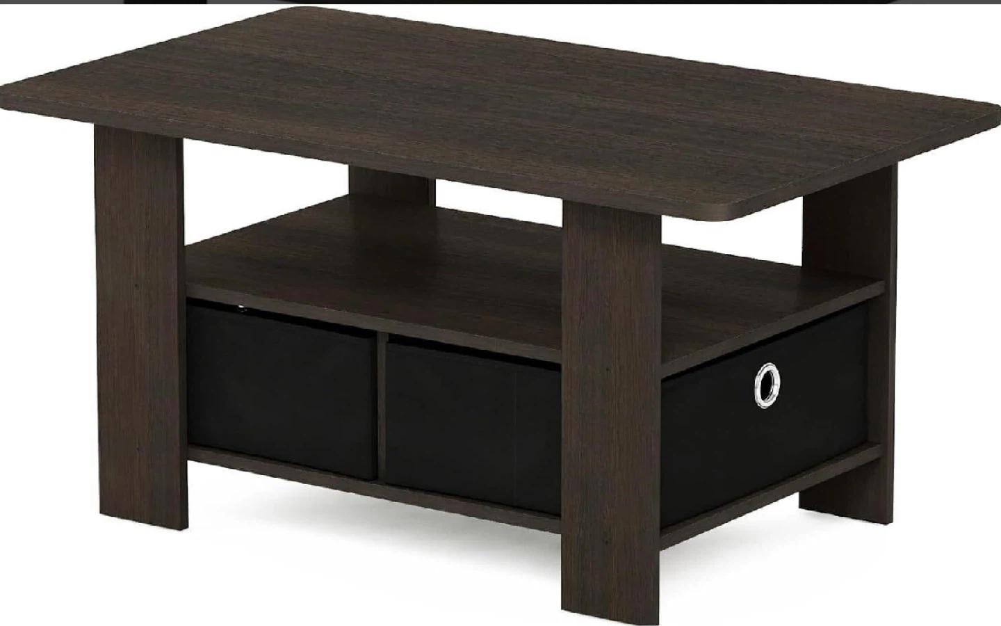 Furinno Coffee Table with Bin Drawer