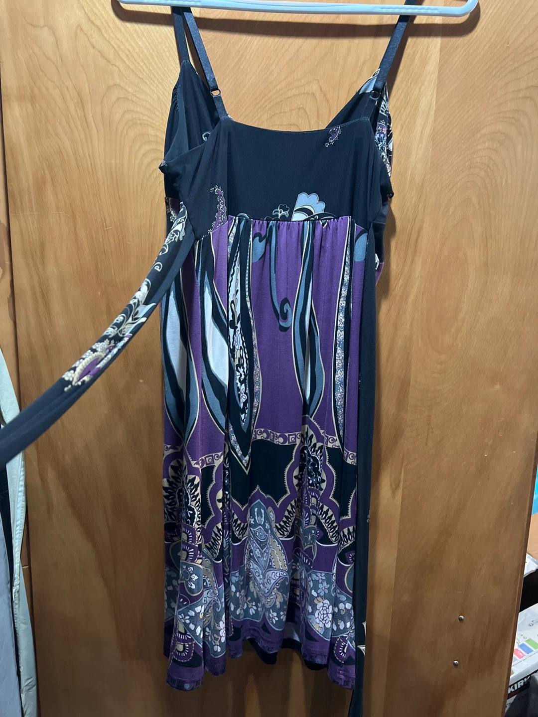 Women's Paisley Short Print Maxi Dress - photo 3